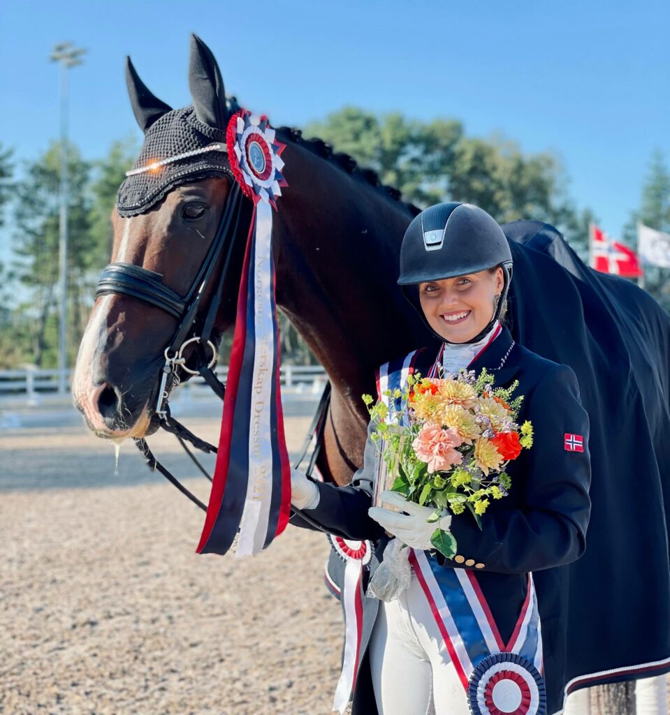 Former Blue Hors sales horse takes the title as Norwegian dressage champion