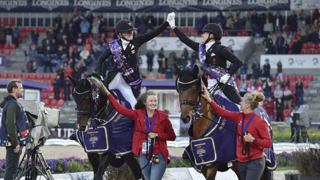 Nanna, Zack and Denmark to win historic World Dressage Team Championship Gold in Herning!