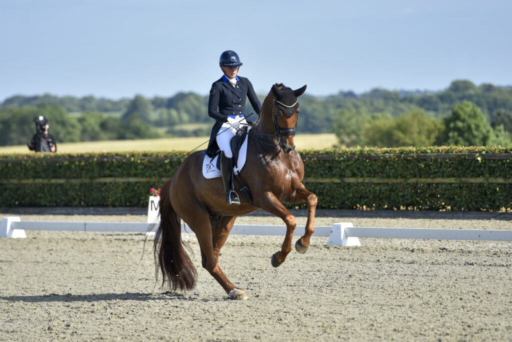 Znickers took the lead in the Intermediaire II!